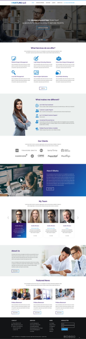 Web Design by pb for IHUSTLING, LLC | Design: #16605191
