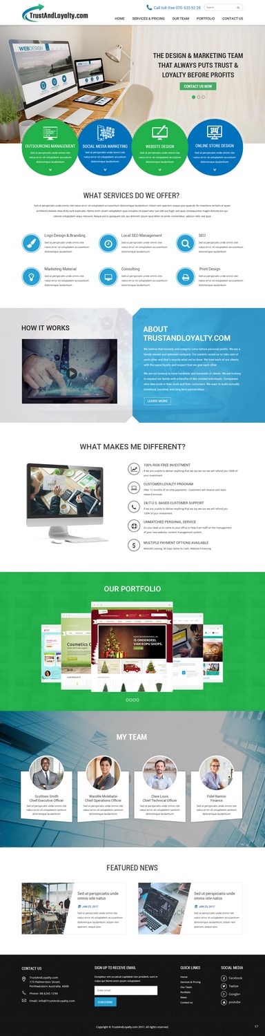 Web Design by pb for IHUSTLING, LLC | Design #16687612