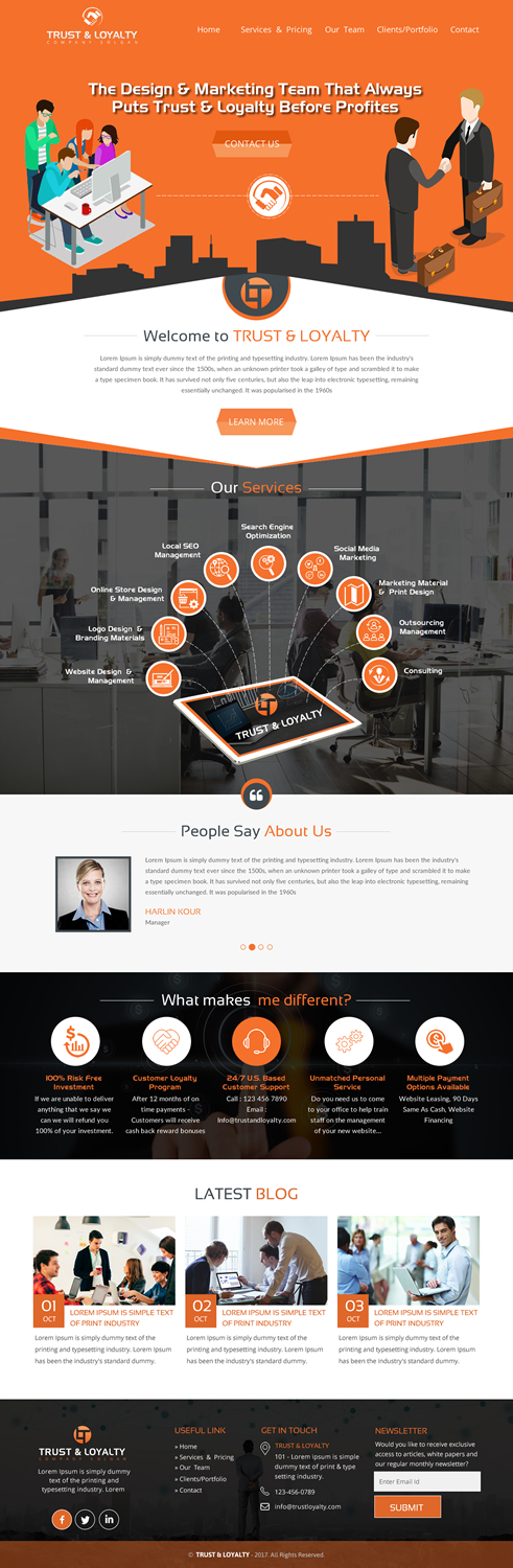Web Design by rightway for IHUSTLING, LLC | Design #16688275