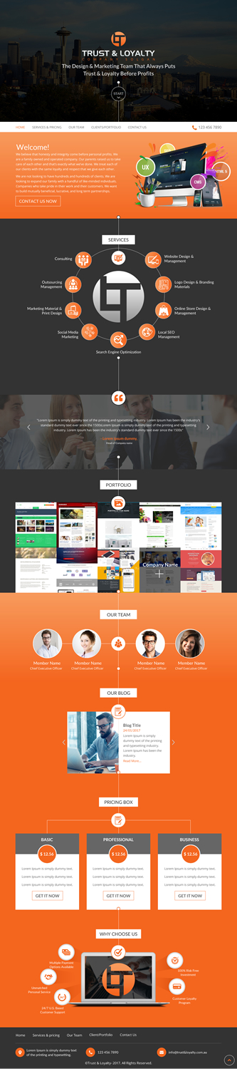 Web Design by rightway for IHUSTLING, LLC | Design #16688276