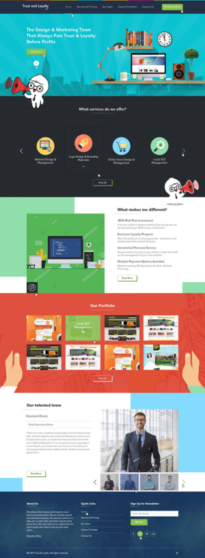 TrustAndLoyalty.com | Web Design par Ved Web Services
