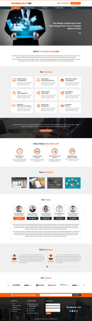 TrustAndLoyalty.com | Web Design par Creative Design
