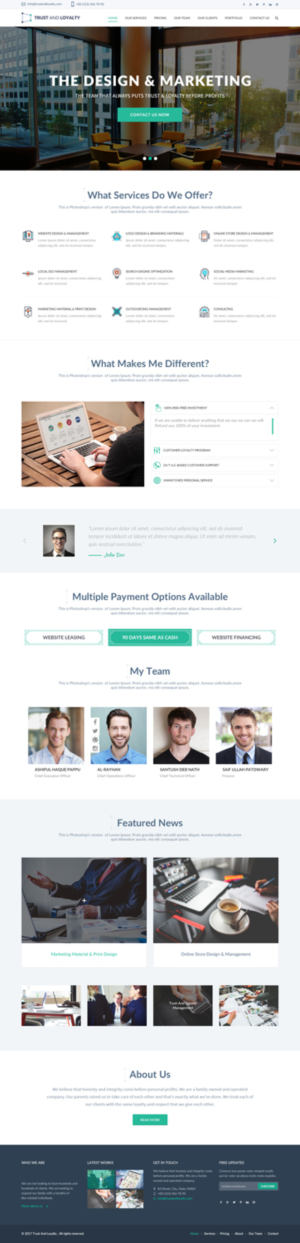 Web Design by dribbble