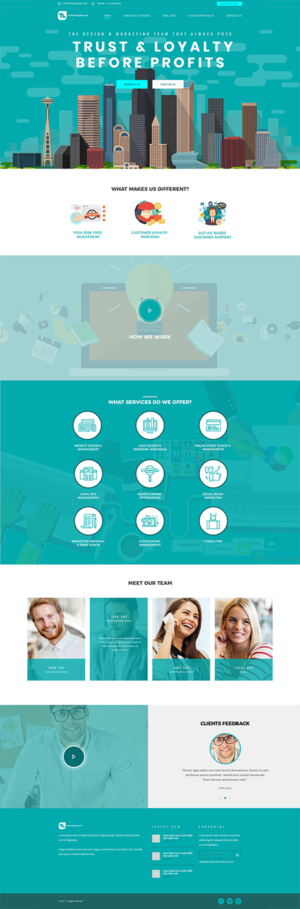 Web Design par NineTwoEleven Media pour IHUSTLING, LLC | Design #16666529