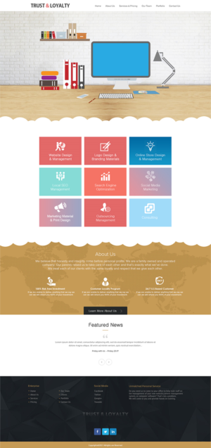 Web Design by PiXthemes for IHUSTLING, LLC | Design: #16725555