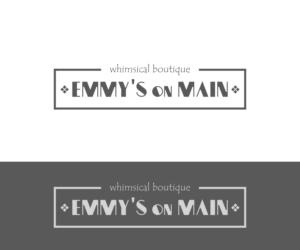 Emmy's On Main: a fun whimsical boutique | Diseño de Logo por B8