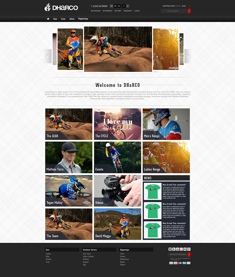 Wordpress Design by Lucky Striker for this project | Design #2699693