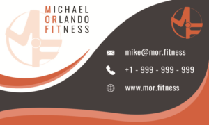 Business Card Design by Blazs91 for Michael Orlando Fitness | Design: #16786876