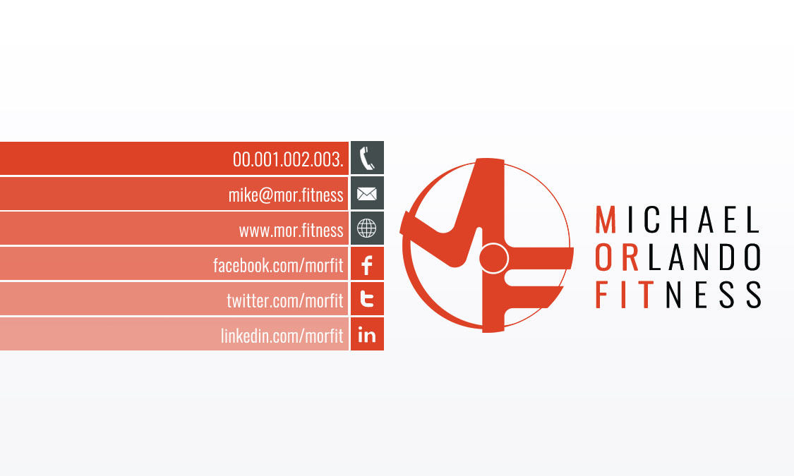 Business Card Design by Blazs91 for Michael Orlando Fitness | Design #16787144