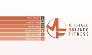 Business Card Design by Blazs91 for Michael Orlando Fitness | Design: #16787144