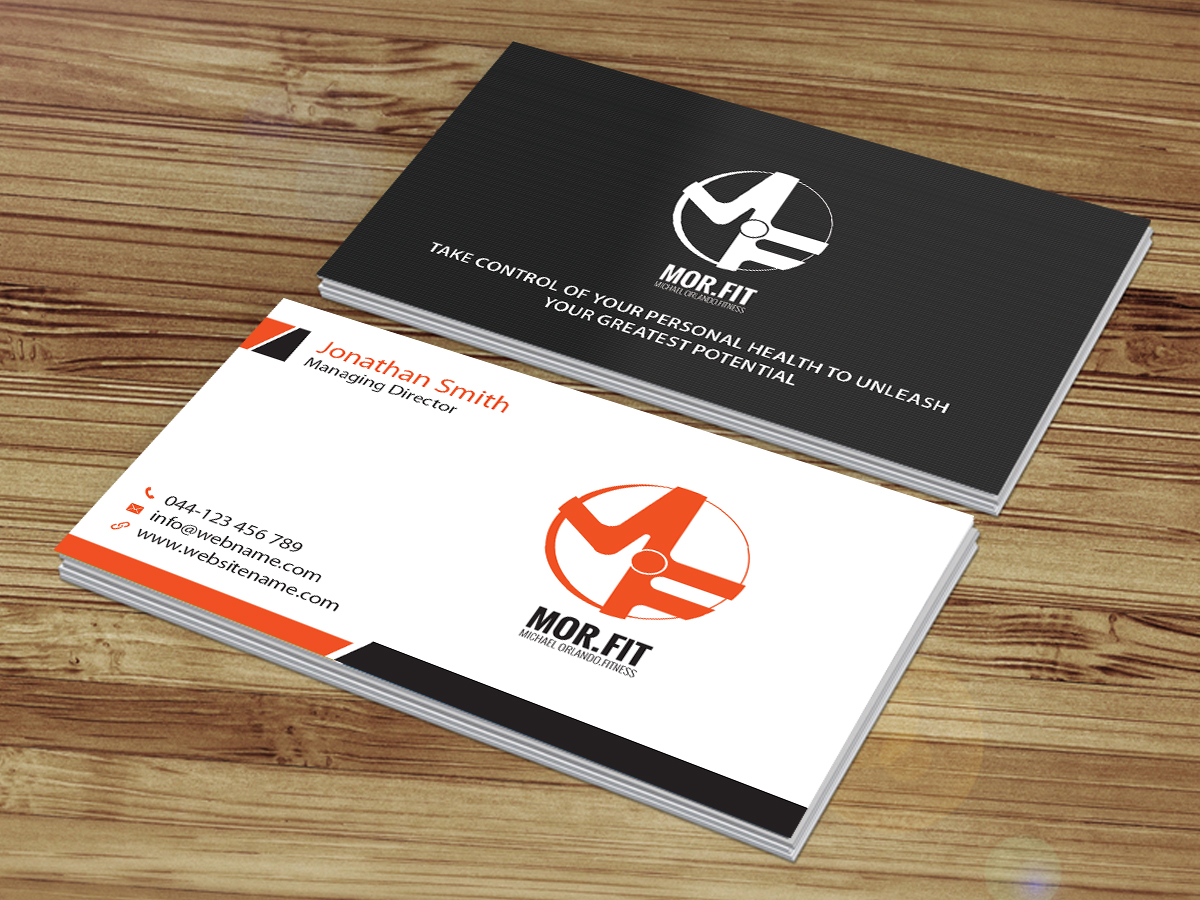 Business Card Design by Creations Box 2015 for Michael Orlando Fitness | Design #16729726