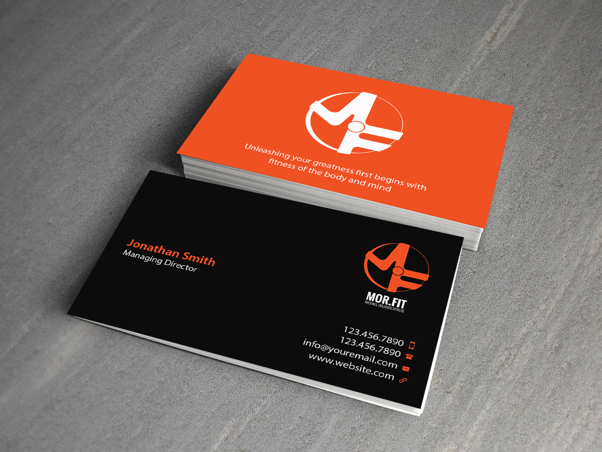 Business Card Design by Creations Box 2015 for Michael Orlando Fitness | Design #16729752