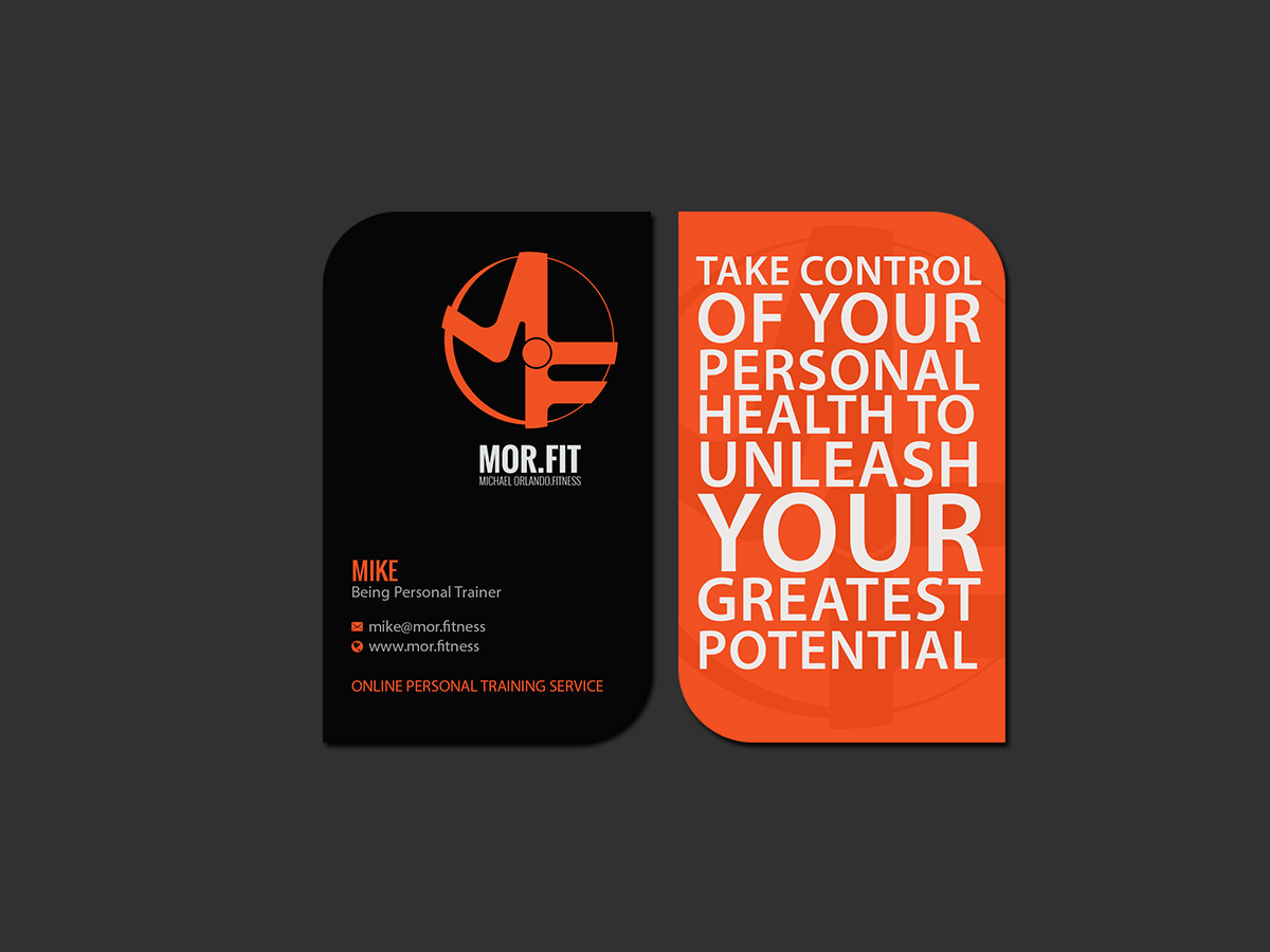 Business Card Design by Creations Box 2015 for Michael Orlando Fitness | Design #16739419