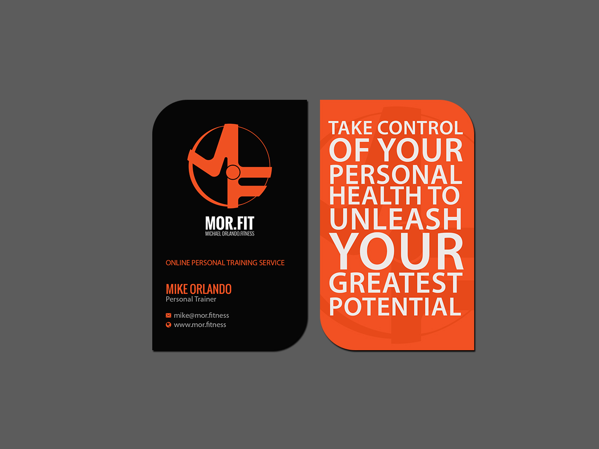Business Card Design by Creations Box 2015 for Michael Orlando Fitness | Design #16764028