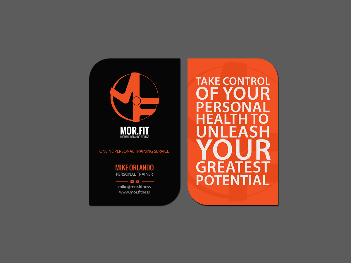 Business Card Design by Creations Box 2015 for Michael Orlando Fitness | Design #16764030