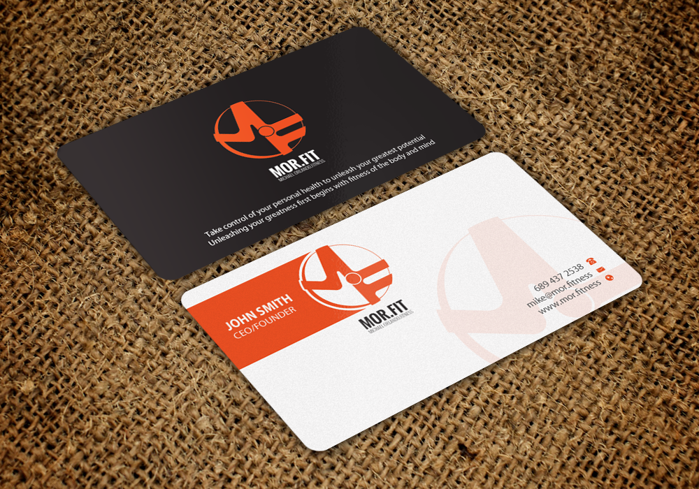 Business Card Design by Brand aid for Michael Orlando Fitness | Design #16736737