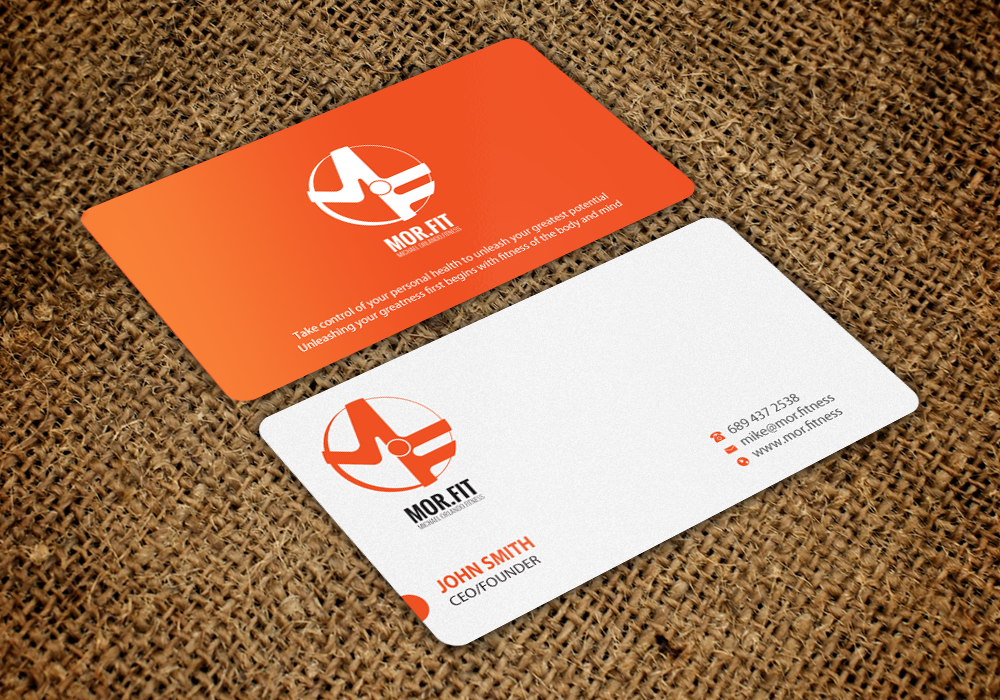 Business Card Design by Brand aid for Michael Orlando Fitness | Design #16736738