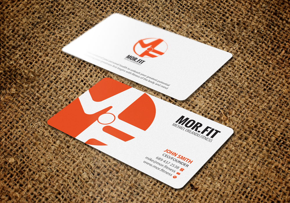 Business Card Design by Brand aid for Michael Orlando Fitness | Design #16736749