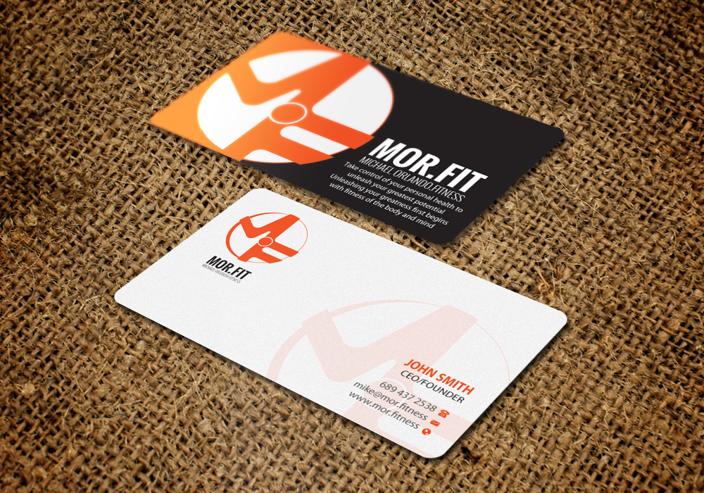 Business Card Design by Brand aid for Michael Orlando Fitness | Design #16736756