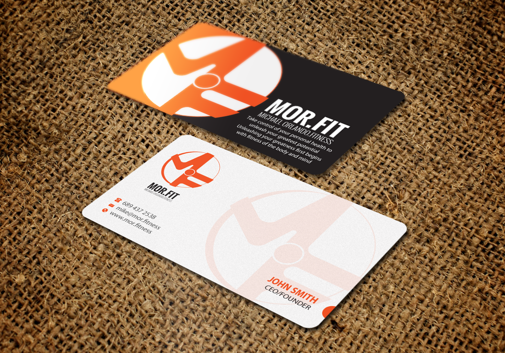 Business Card Design by Brand aid for Michael Orlando Fitness | Design #16736757
