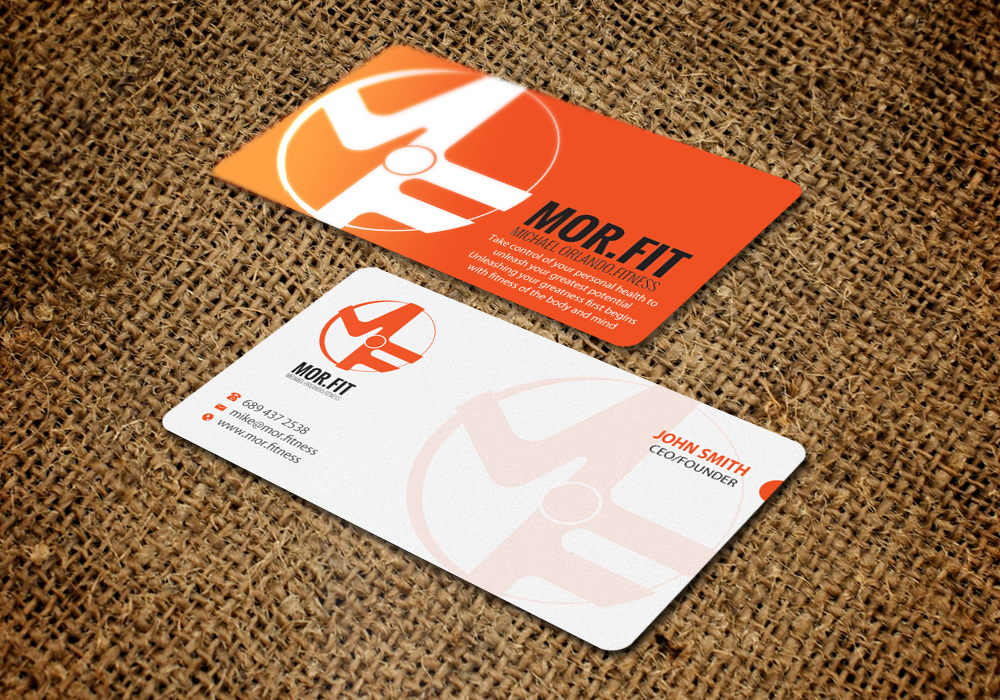 Business Card Design by Brand aid for Michael Orlando Fitness | Design #16736758