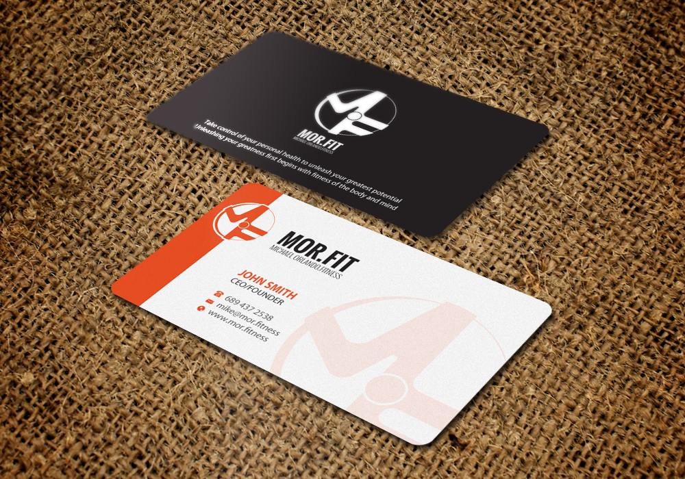 Business Card Design by Brand aid for Michael Orlando Fitness | Design #16736759