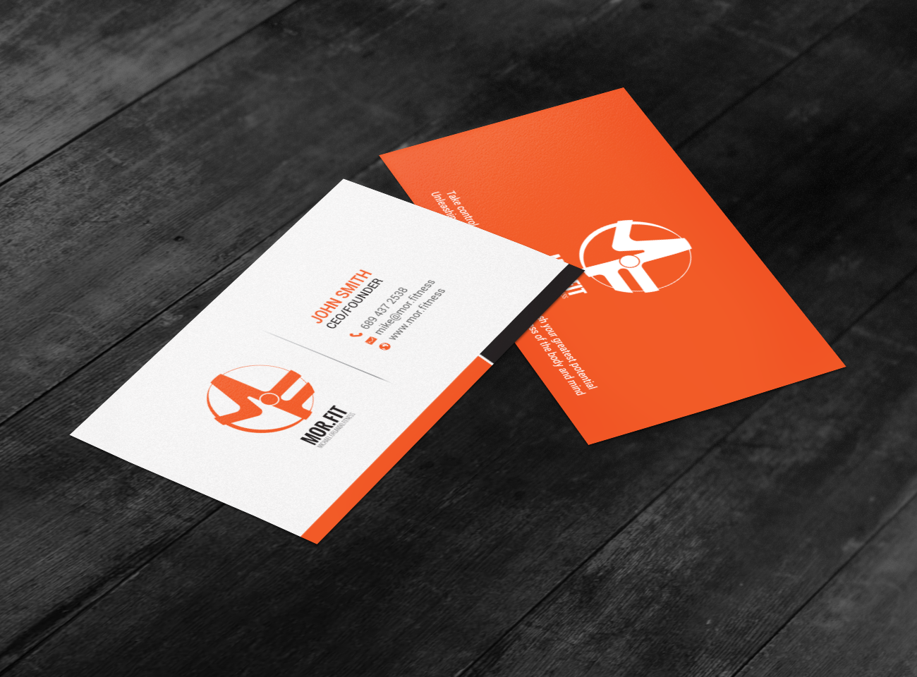 Visitenkarten-Design von chandrayaan.creative für Michael Orlando Fitness | Design #16736005