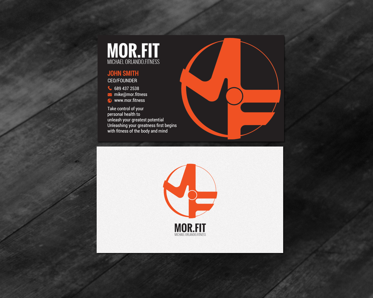 Business Card Design by chandrayaan.creative for Michael Orlando Fitness | Design #16736026