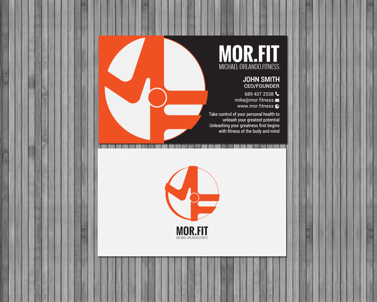 Business Card Design by chandrayaan.creative for Michael Orlando Fitness | Design #16736351