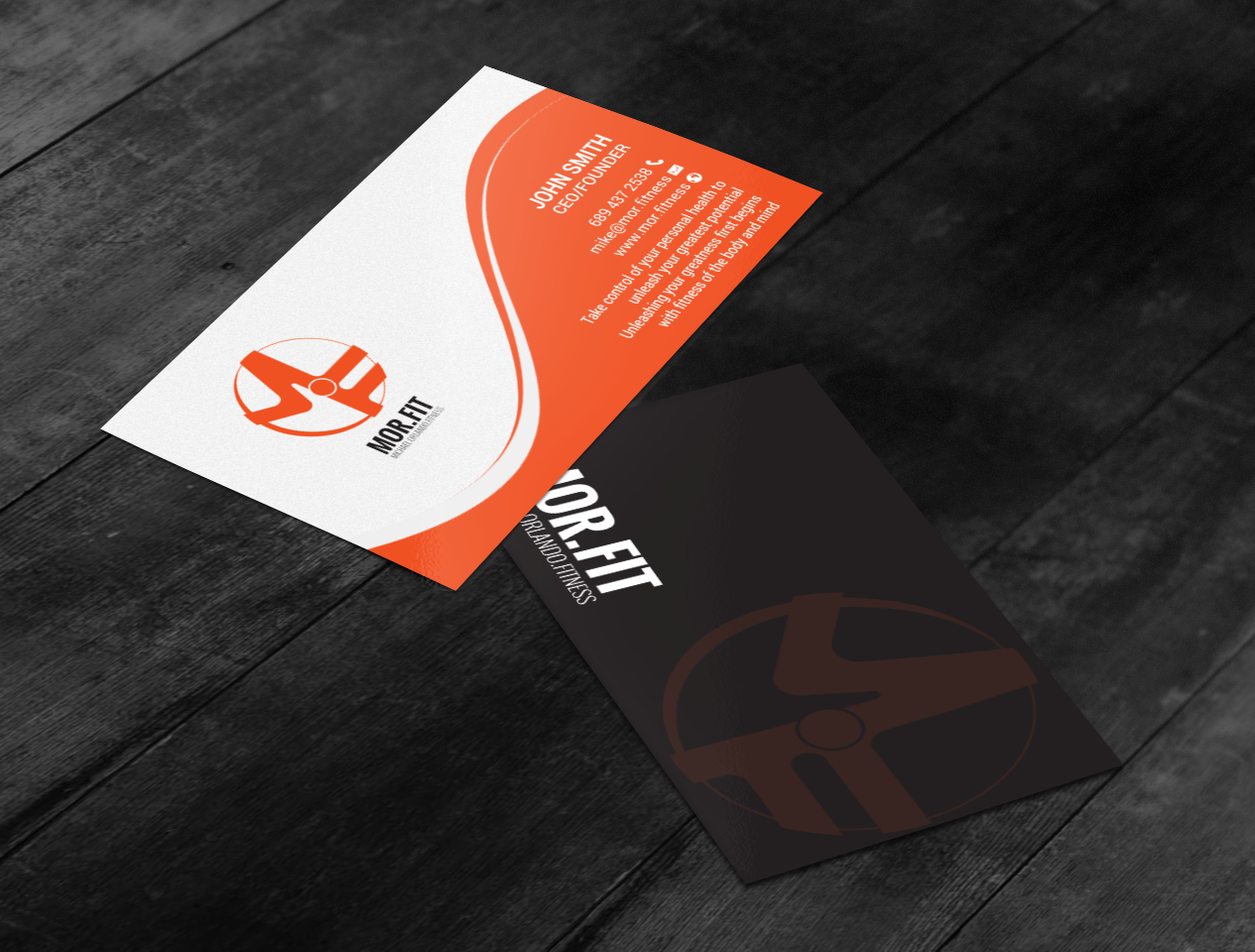 Design de Carte de Visite par chandrayaan.creative pour Michael Orlando Fitness | Design #16736395