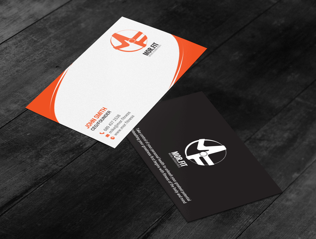 Business Card Design by chandrayaan.creative for Michael Orlando Fitness | Design #16736435