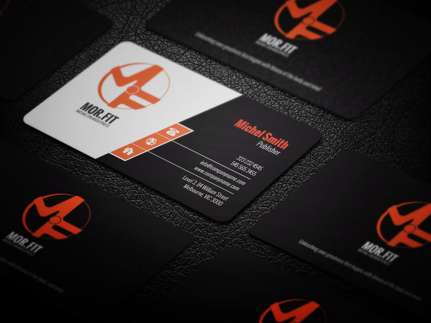 Business Card Design by mdreyad for Michael Orlando Fitness | Design #16743290