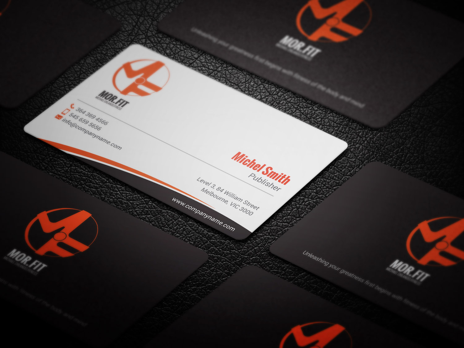 Visitenkarten-Design von mdreyad für Michael Orlando Fitness | Design #16743498