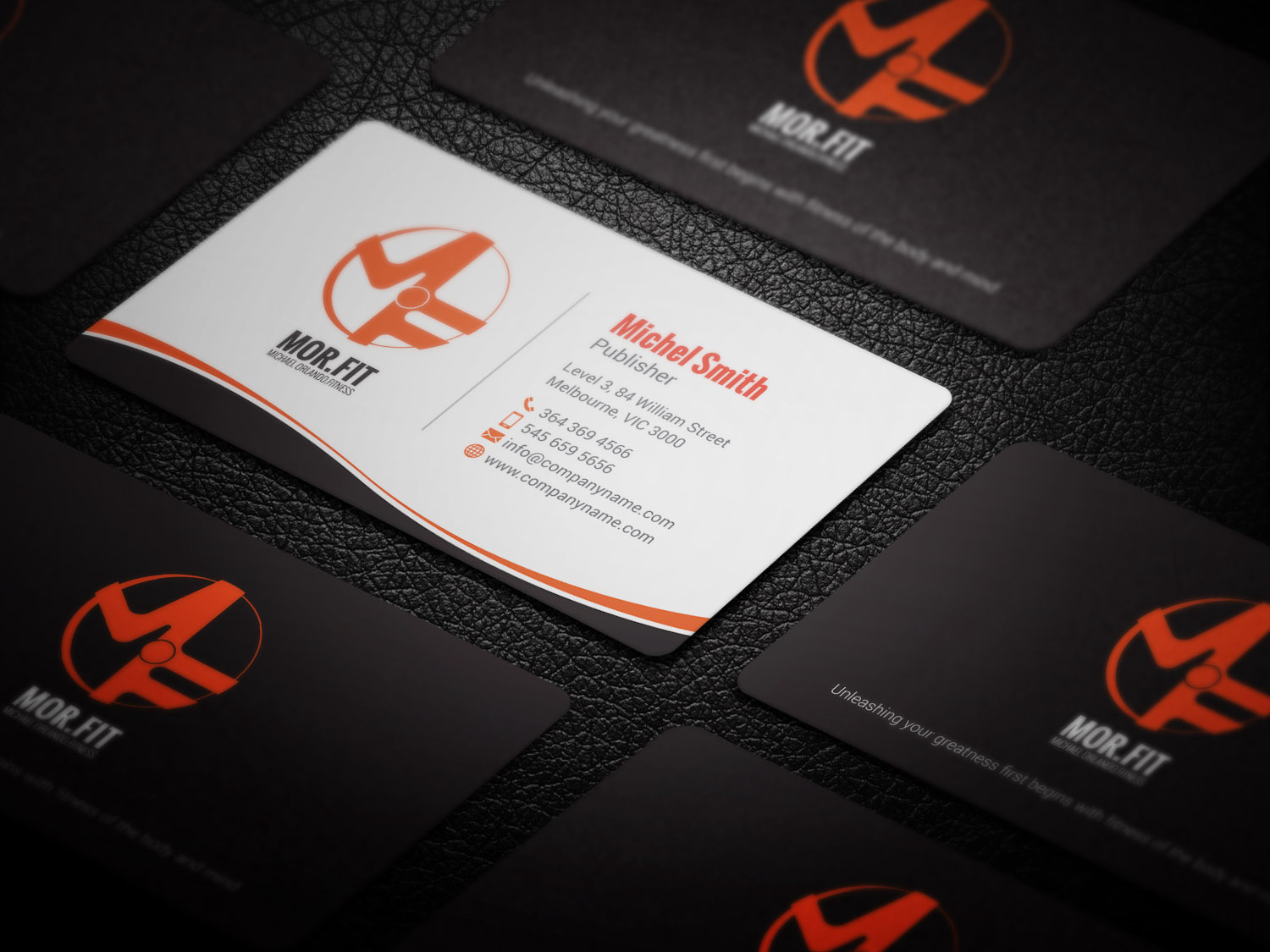Diseño de Tarjeta de Presentación por mdreyad para Michael Orlando Fitness | Diseño #16745284