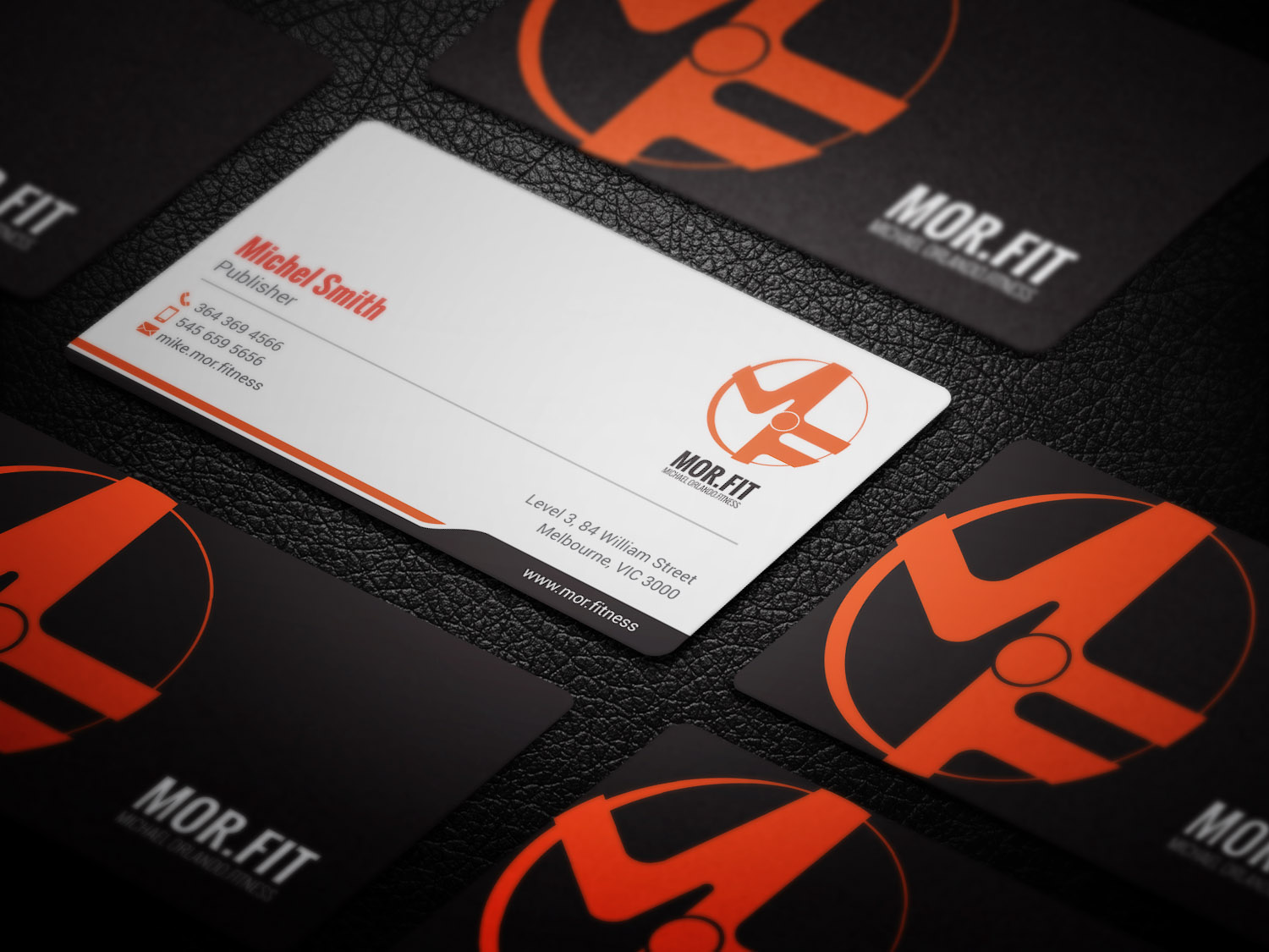 Visitenkarten-Design von mdreyad für Michael Orlando Fitness | Design #16745527