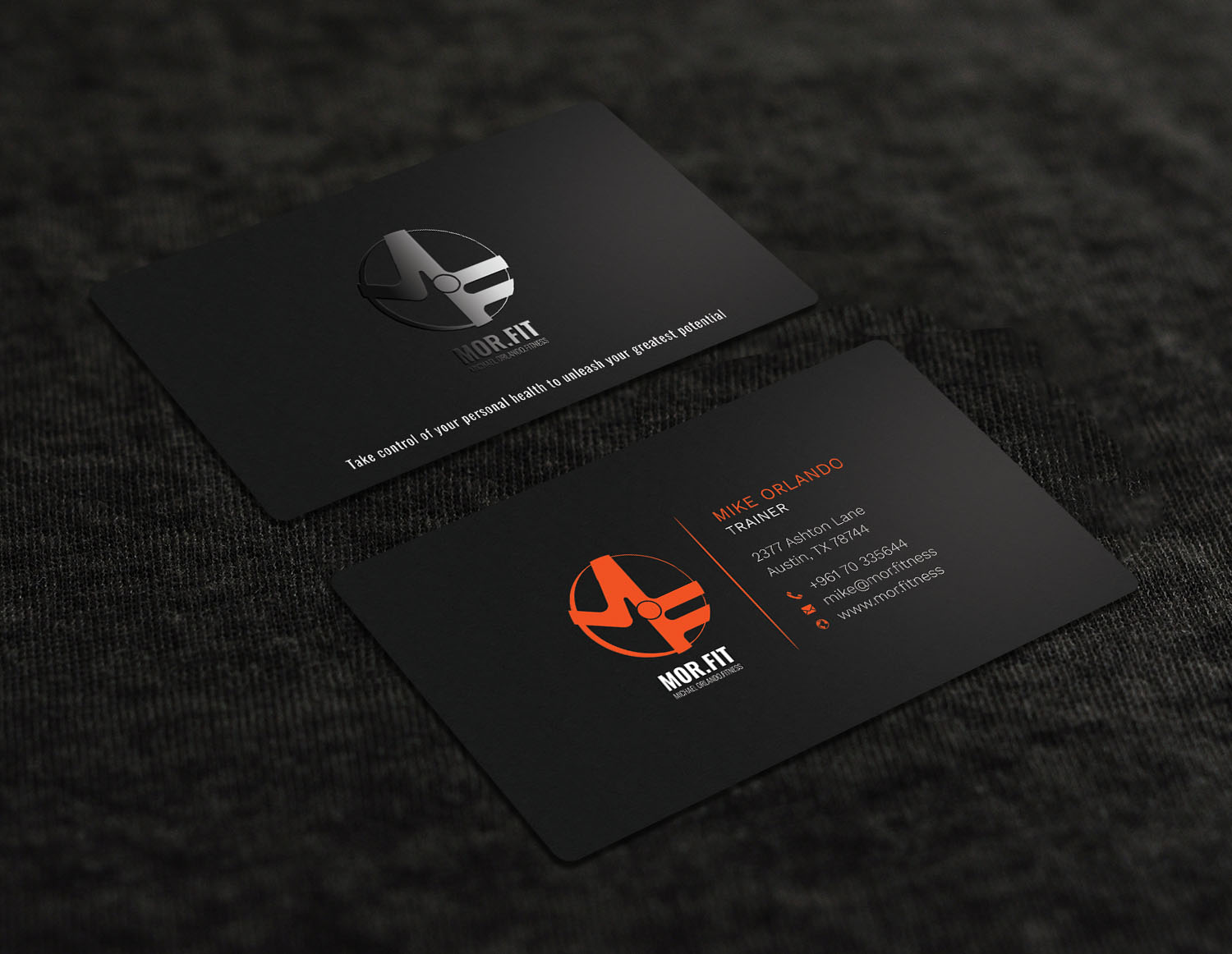 Business Card Design by Graphic Flame for Michael Orlando Fitness | Design #16724015