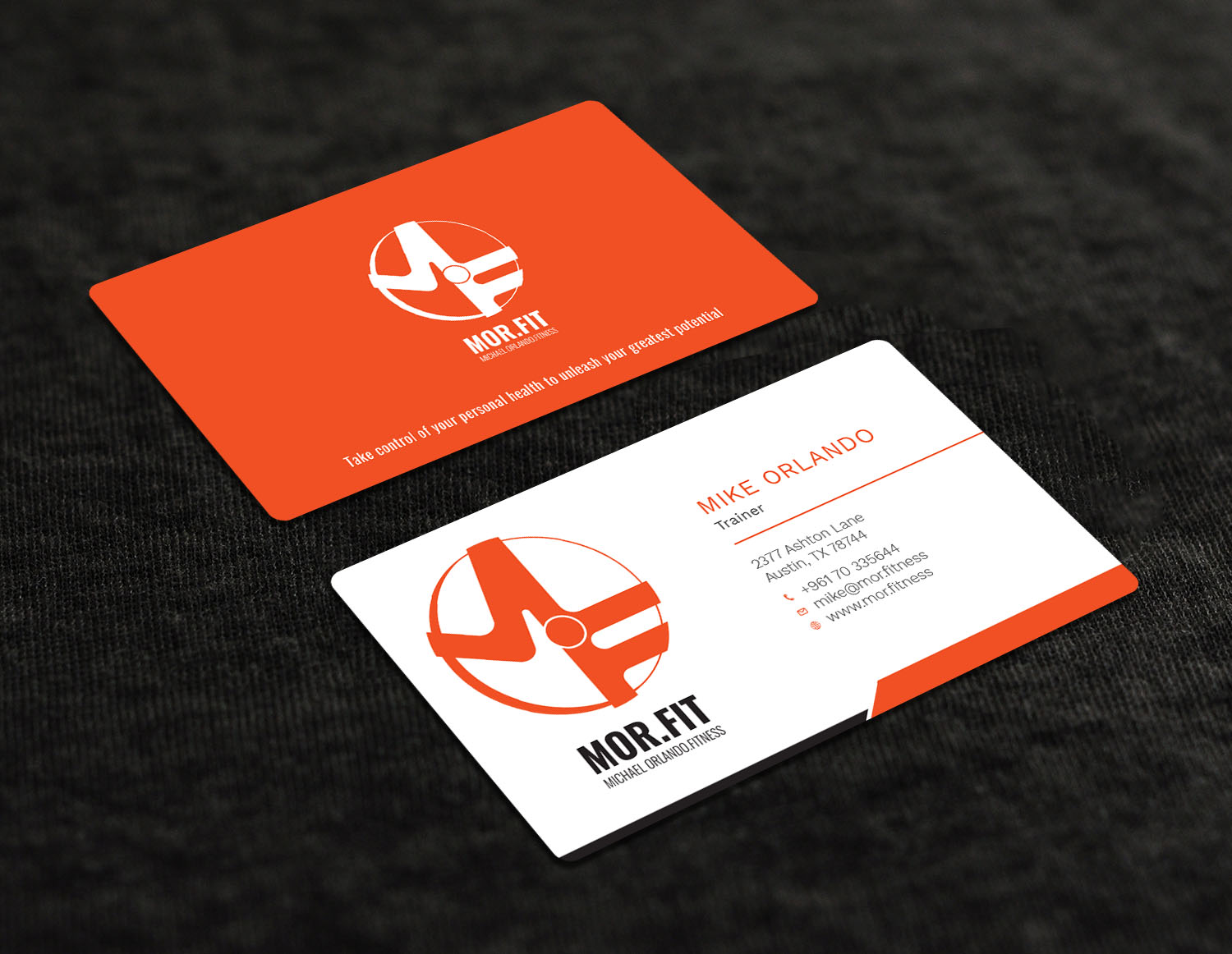 Business Card Design by Graphic Flame for Michael Orlando Fitness | Design #16724038