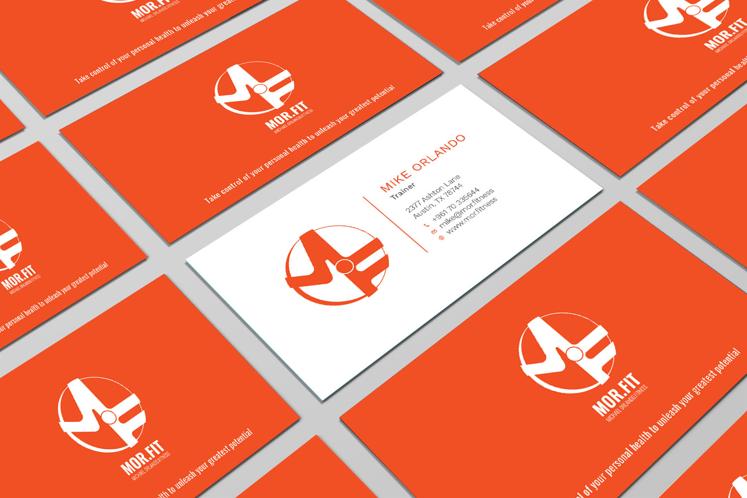 Business Card Design by Graphic Flame for Michael Orlando Fitness | Design #16724044