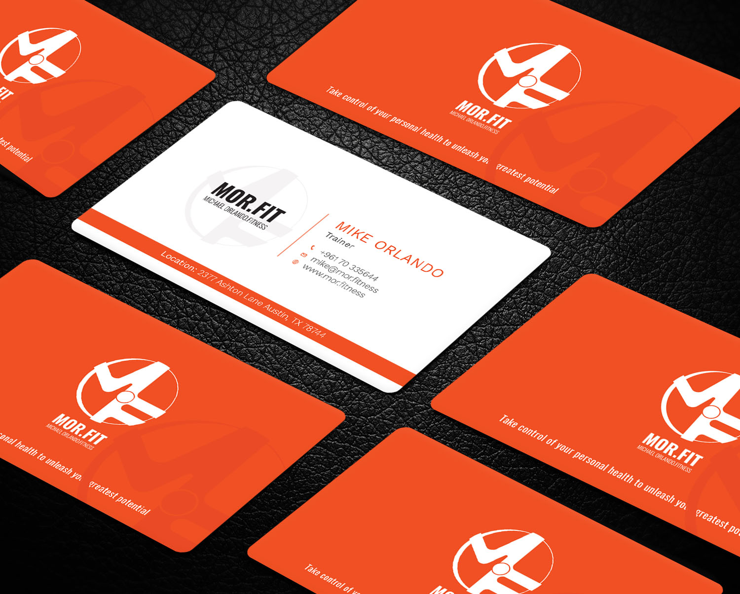 Business Card Design by Graphic Flame for Michael Orlando Fitness | Design #16724054