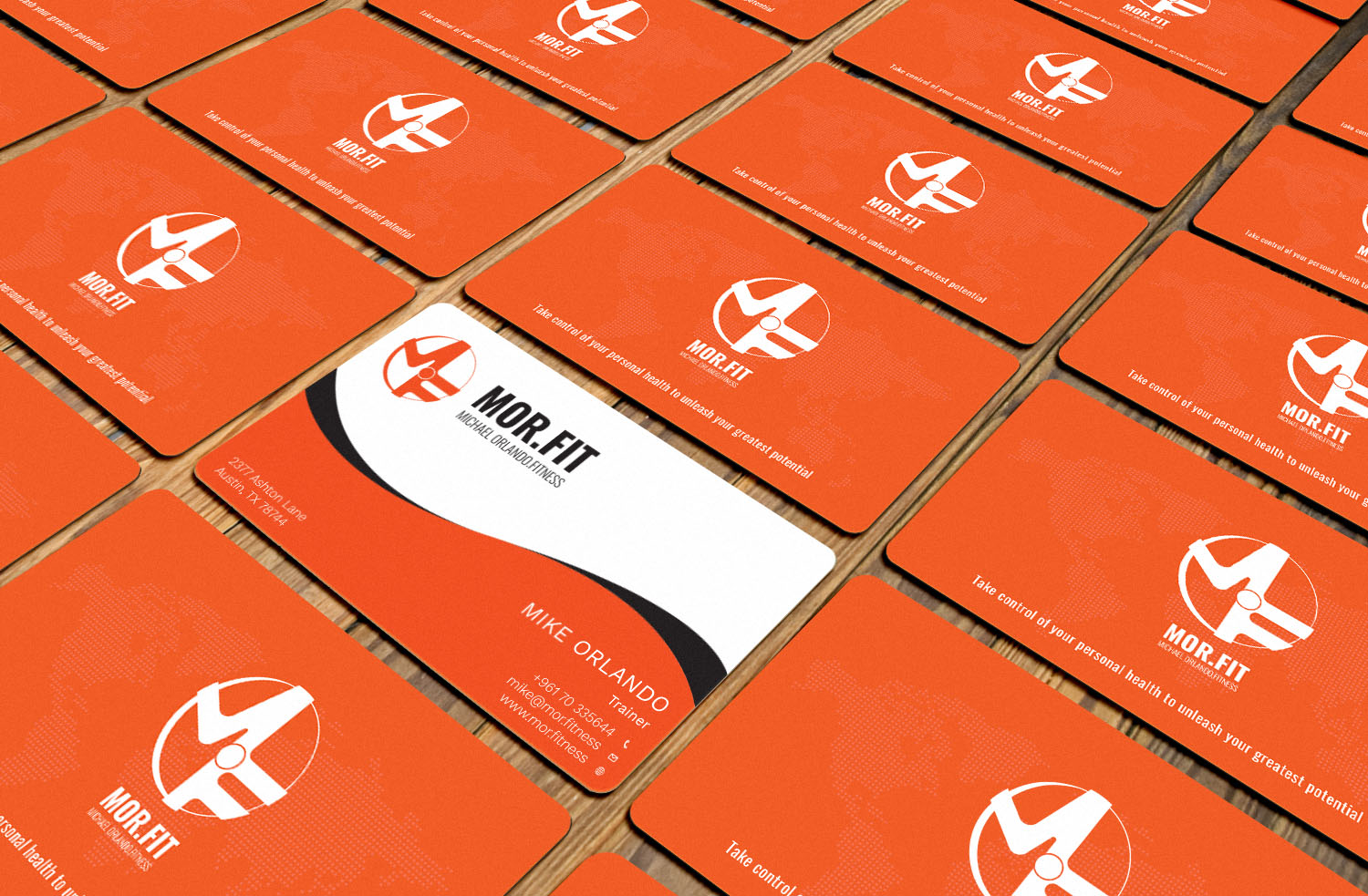 Business Card Design by Graphic Flame for Michael Orlando Fitness | Design #16724058