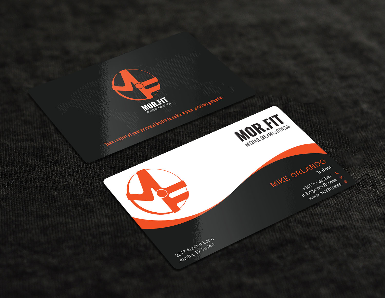 Visitenkarten-Design von Graphic Flame für Michael Orlando Fitness | Design #16724059
