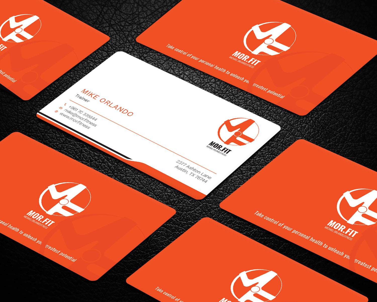 Business Card Design by Graphic Flame for Michael Orlando Fitness | Design #16724084