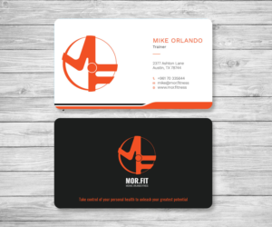 Business Card Design by Graphic Flame for Michael Orlando Fitness | Design: #16724095
