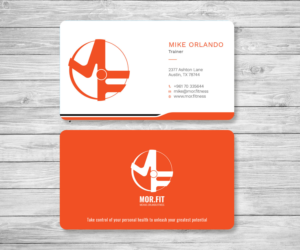 Business Card Design by Graphic Flame for Michael Orlando Fitness | Design: #16724096