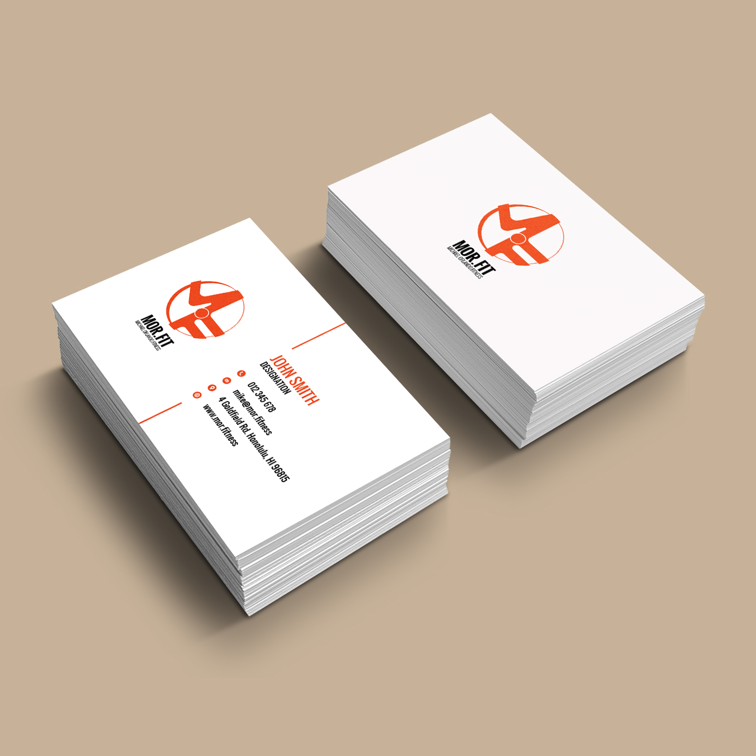 Visitenkarten-Design von bdesigner9 für Michael Orlando Fitness | Design #16768843
