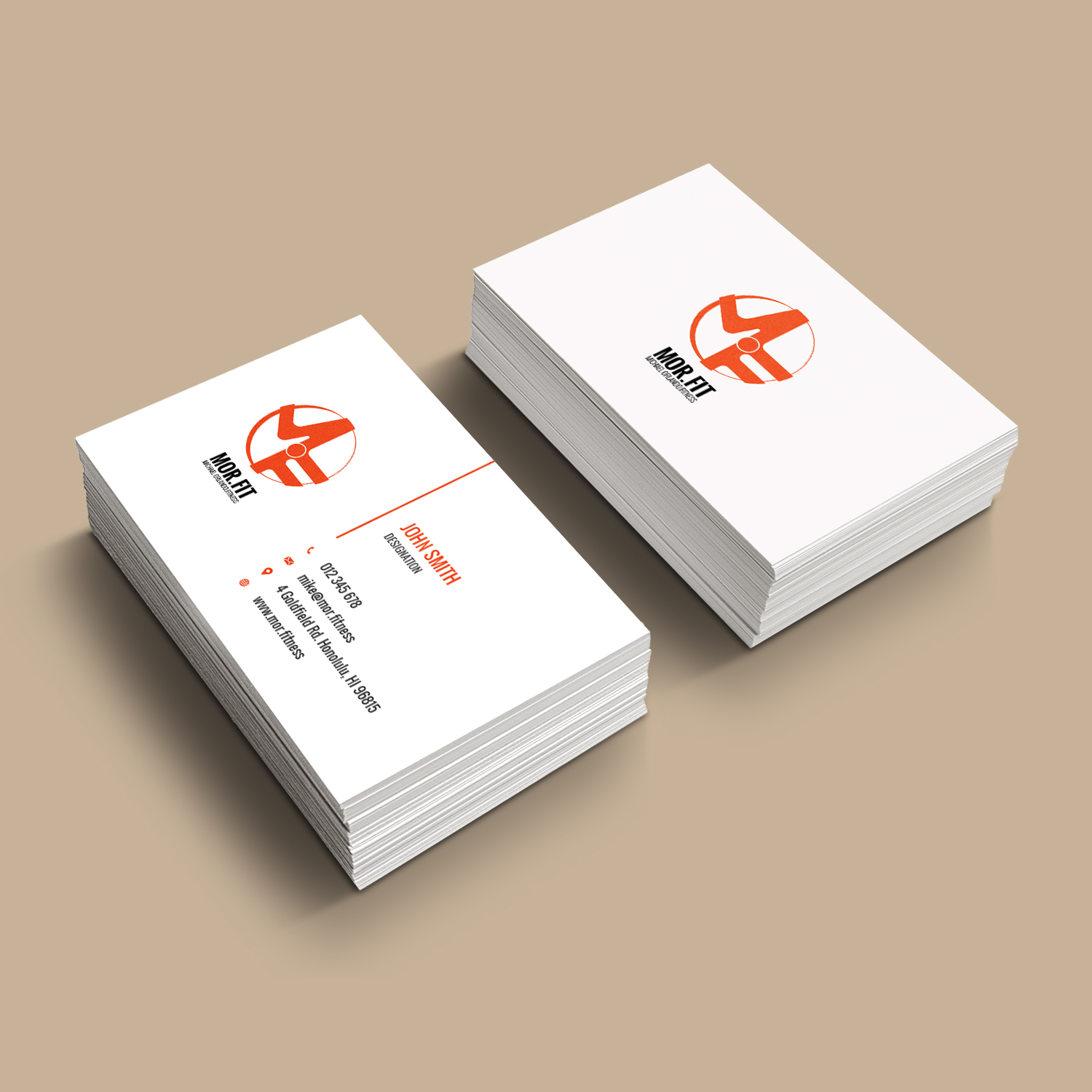 Diseño de Tarjeta de Presentación por bdesigner9 para Michael Orlando Fitness | Diseño #16768847