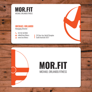 Diseño de Tarjeta de Presentación por Arnold 90 para Michael Orlando Fitness | Diseño #16800432
