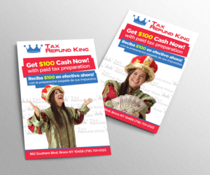 Flyer Design by Designers Hub for Tax Refund King | Design: #16589581