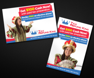 Flyer Design by Designers Hub for Tax Refund King | Design: #16595302