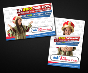 Flyer Design by Designers Hub for Tax Refund King | Design: #16653791